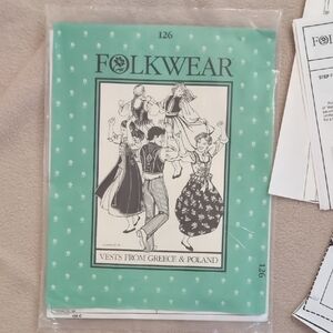 Folkwear Vests from Greece & Poland Sewing Pattern